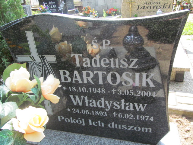 Tadeusz Bartosik 1948 Jasień - Grobonet - Wyszukiwarka osób pochowanych
