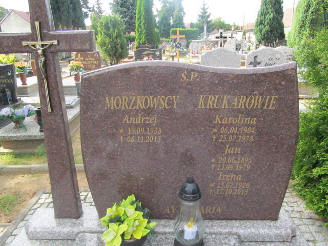 Karolina Krukar 1904 Jasień - Grobonet - Wyszukiwarka osób pochowanych