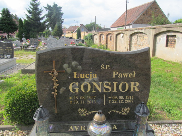 Paweł Gonsior 1914 Jasień - Grobonet - Wyszukiwarka osób pochowanych