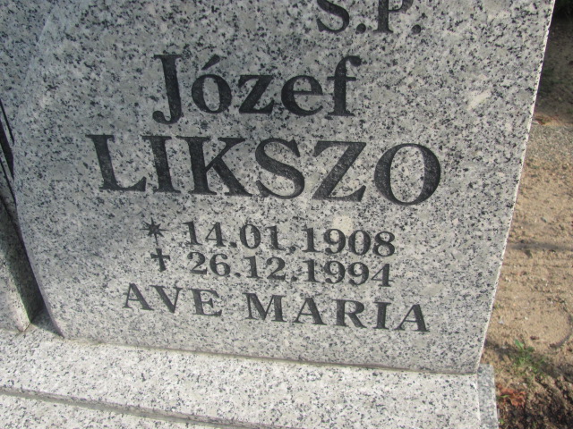 Marianna Likszo 1908 Jasień - Grobonet - Wyszukiwarka osób pochowanych