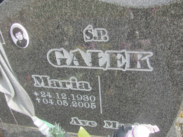 Maria Gałek 1930 Jasień - Grobonet - Wyszukiwarka osób pochowanych