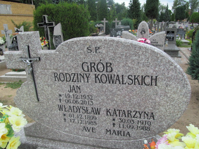 Władysław Kowalski 1899 Jasień - Grobonet - Wyszukiwarka osób pochowanych