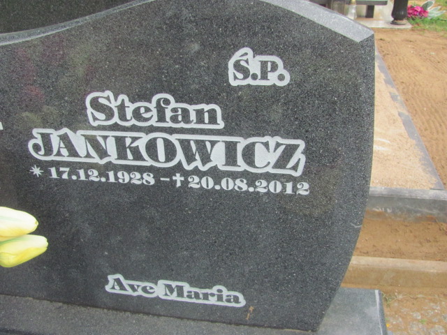 Stefan Jankowicz 1928 Jasień - Grobonet - Wyszukiwarka osób pochowanych