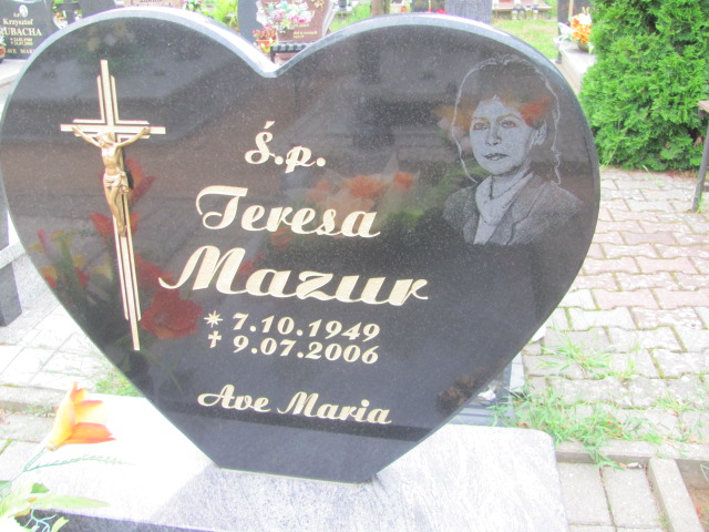 Teresa Mazur 1949 Jasień - Grobonet - Wyszukiwarka osób pochowanych