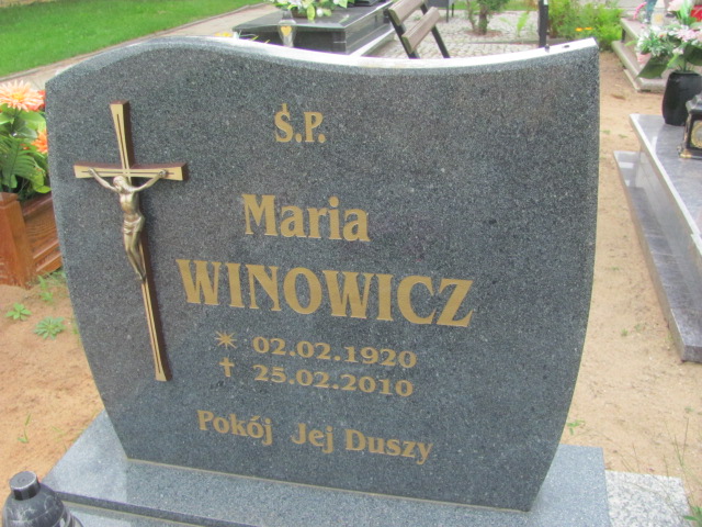 Franciszek Winowicz 1913 Jasień - Grobonet - Wyszukiwarka osób pochowanych