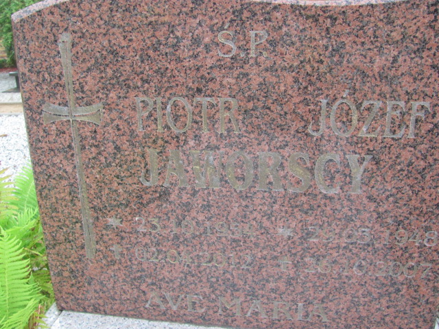 Piotr Jaworski 1954 Jasień - Grobonet - Wyszukiwarka osób pochowanych