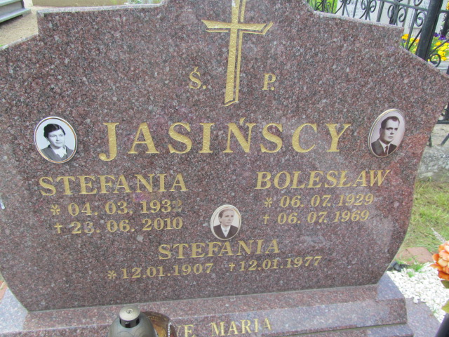 Bolesław Jasiński 1929 Jasień - Grobonet - Wyszukiwarka osób pochowanych
