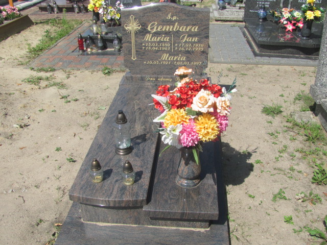 Grób Jan Gembara