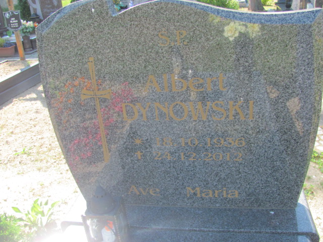 Albert Dynowski 1936 Jasień - Grobonet - Wyszukiwarka osób pochowanych