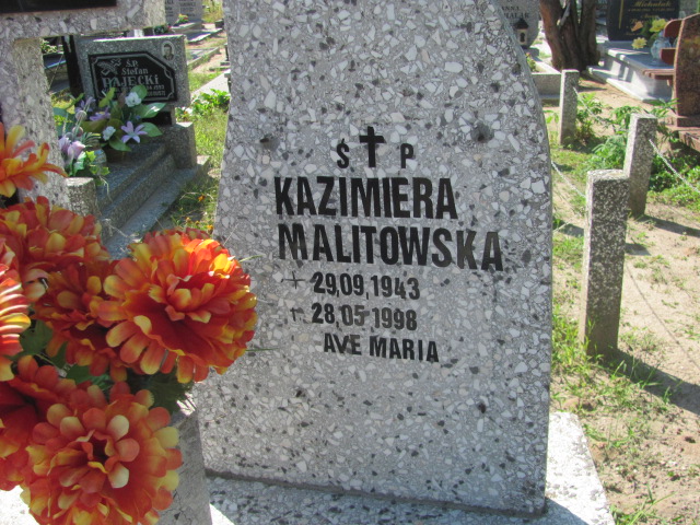 Stanisława Malitowska 1915 Jasień - Grobonet - Wyszukiwarka osób pochowanych